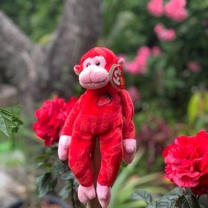 Ty Twirly The monkey Beanie Baby #14